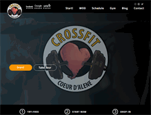 Tablet Screenshot of crossfitcda.com